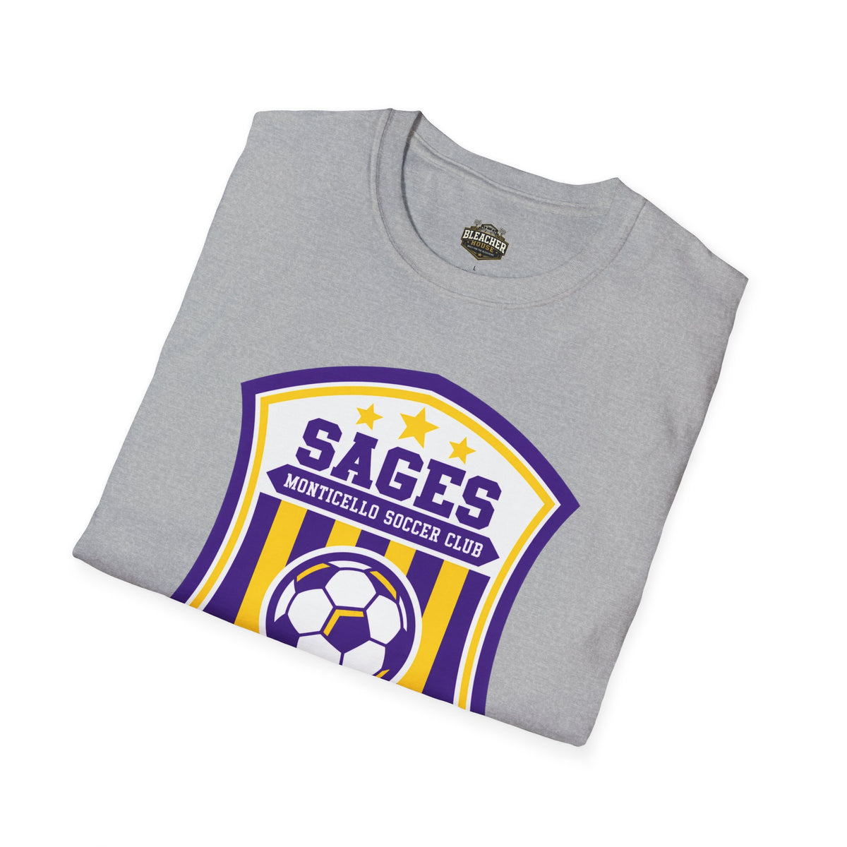 Monticello Soccer Club Crest Logo T shirt