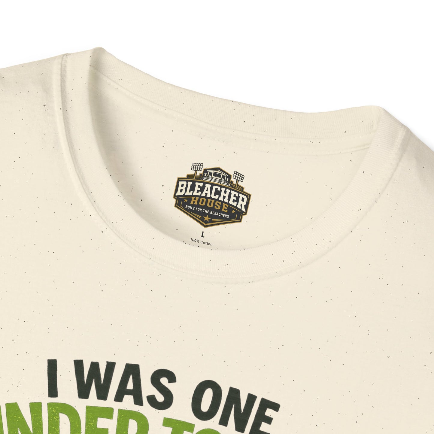 Golf T-Shirt — "I Was One Under Today!" ANIMATED VERSION - Scorecard Golf Humor Shirt
