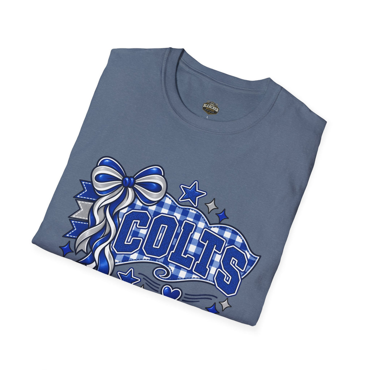 Colts Ribbon & Banner T-Shirt — Team Spirit Tee