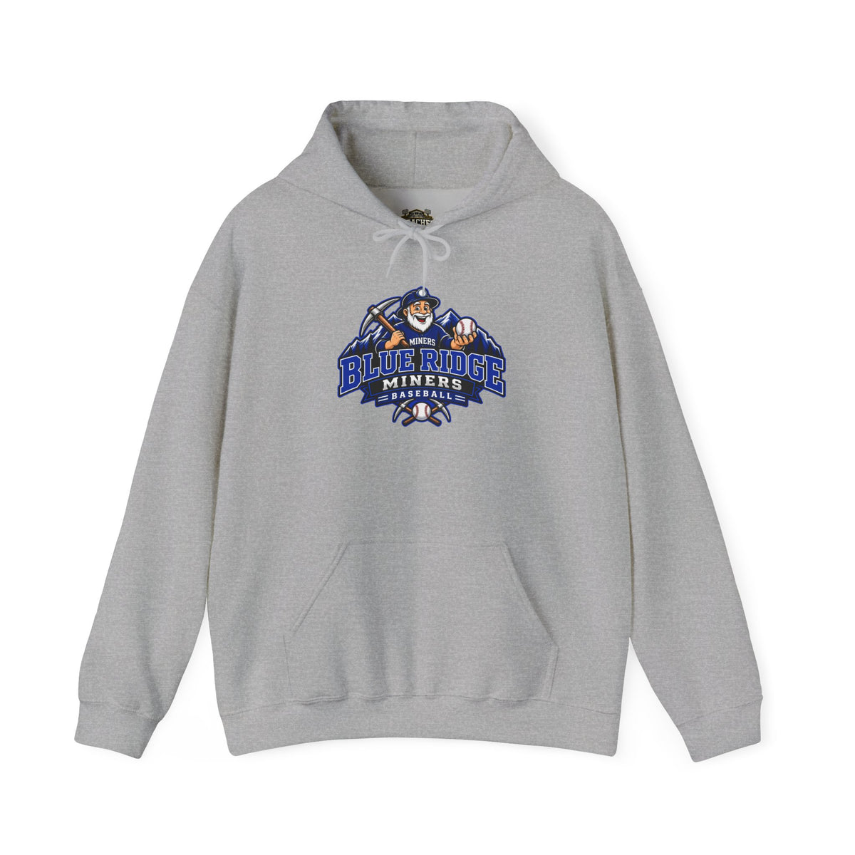 Blue Ridge Miners Mascot Logo Hoodie