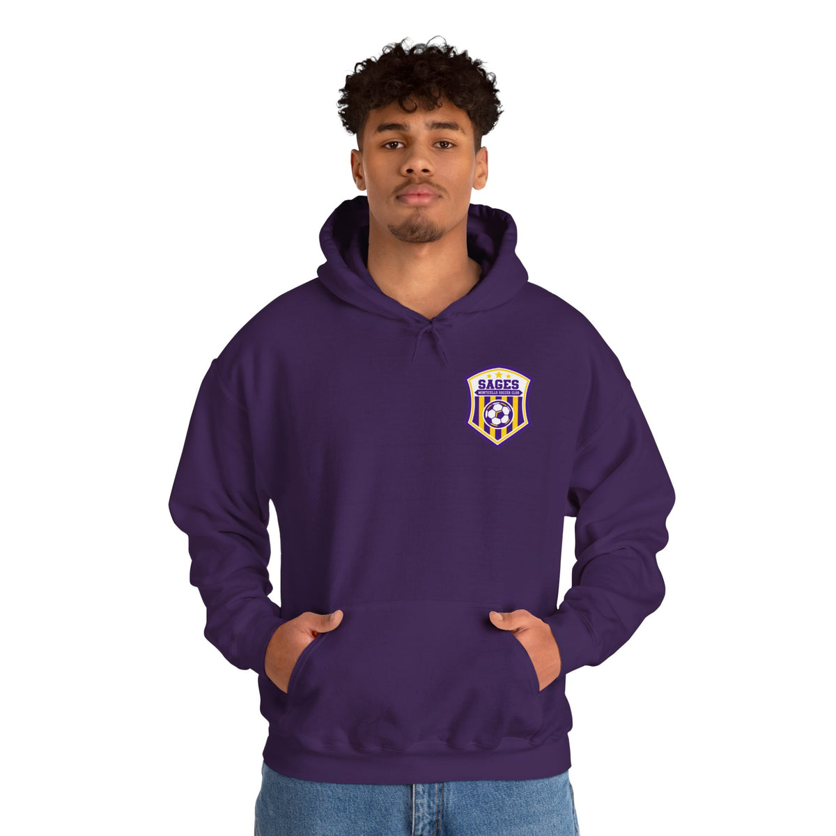 Monticello Soccer Club Crest Hoodie - Unisex Hooded Sweatshirt