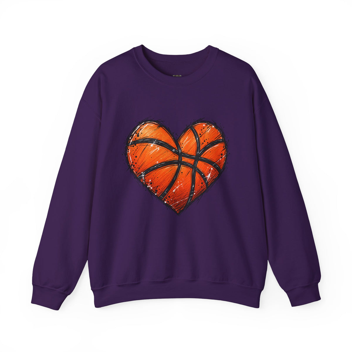 Basketball Heart Crewneck Sweatshirt