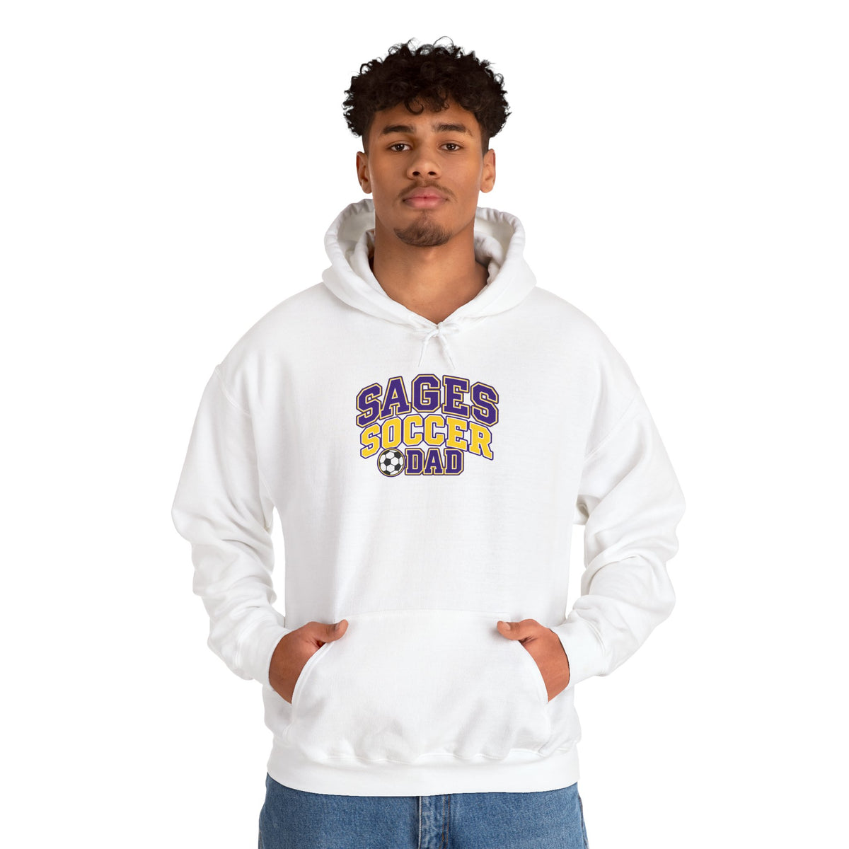Sages Soccer Dad Unisex Heavy Blend™ Hooded Sweatshirt