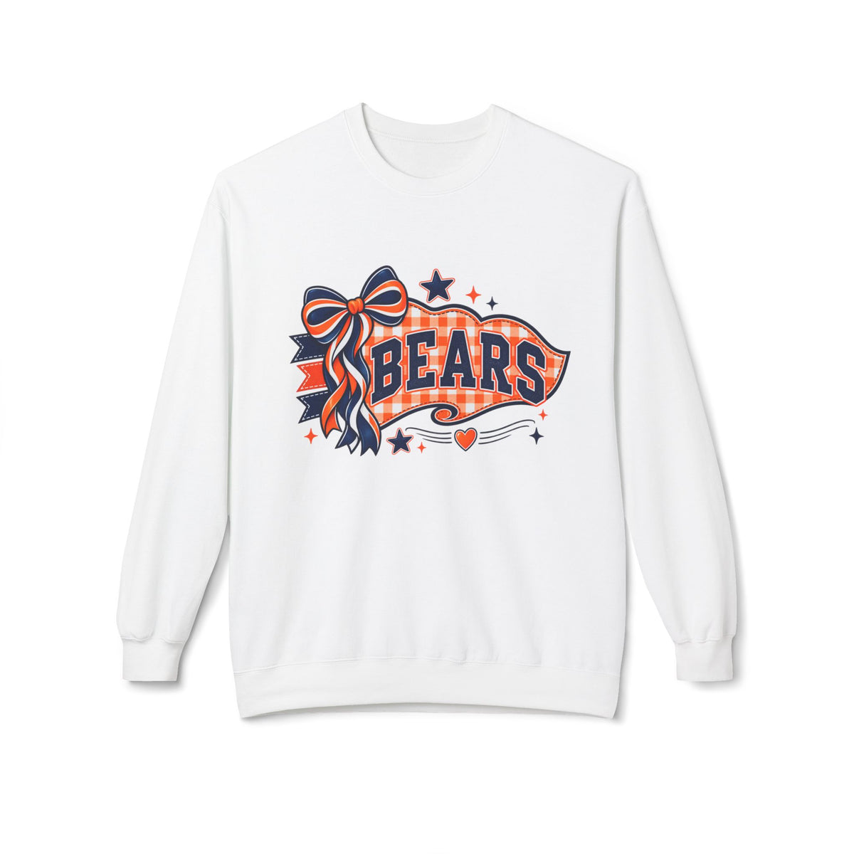 Bears Ribbon Crewneck Sweatshirt – Vintage Team Spirit Pullover