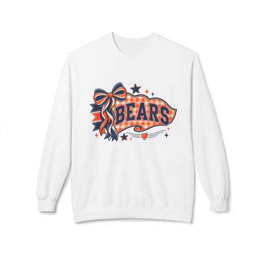 Bears Ribbon Crewneck Sweatshirt – Vintage Team Spirit Pullover
