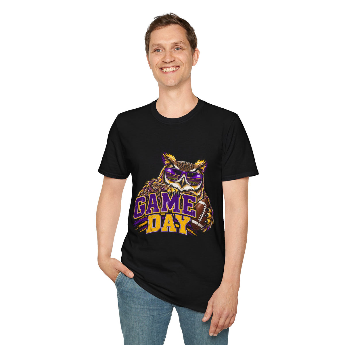 Game Day Owl T-Shirt — Vintage Sports Mascot Tee