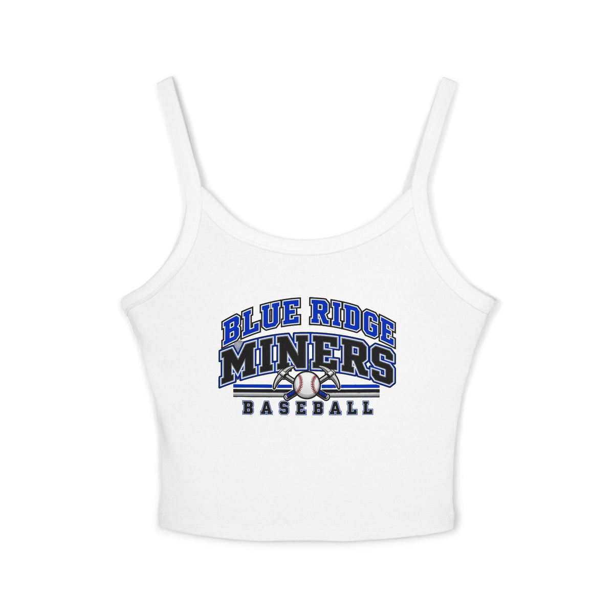 Blue Ridge Miners Baseball Tank Top - Women's Spaghetti Strap Graphic Tank