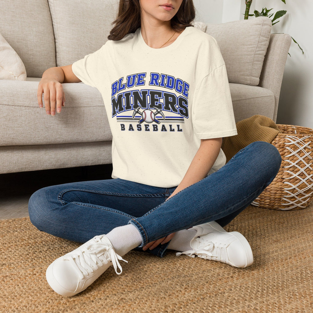 Blue Ridge Miners Baseball T-Shirt - Unisex Softstyle Tee