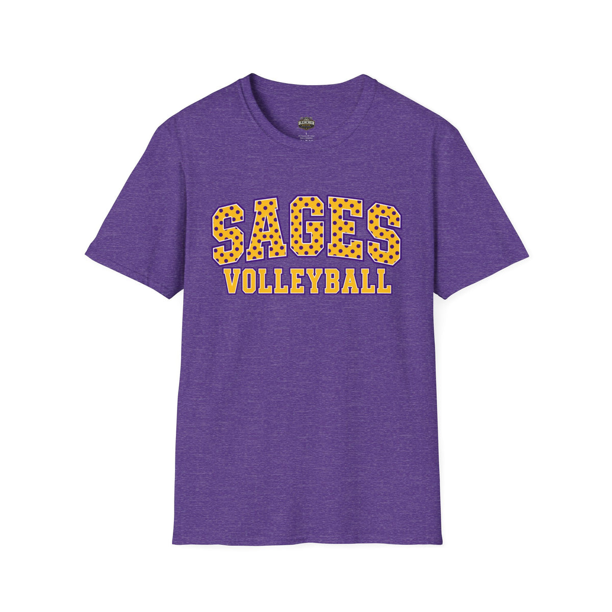 Sages Volleyball Team T‑Shirt — Retro Polka Dot Varsity Tee