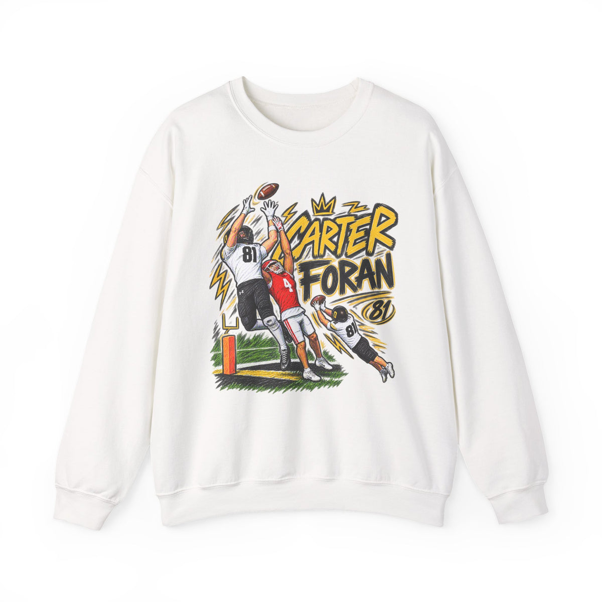 CARTER FORAN Graphic Crewneck - Saturday Standouts Sketch Series