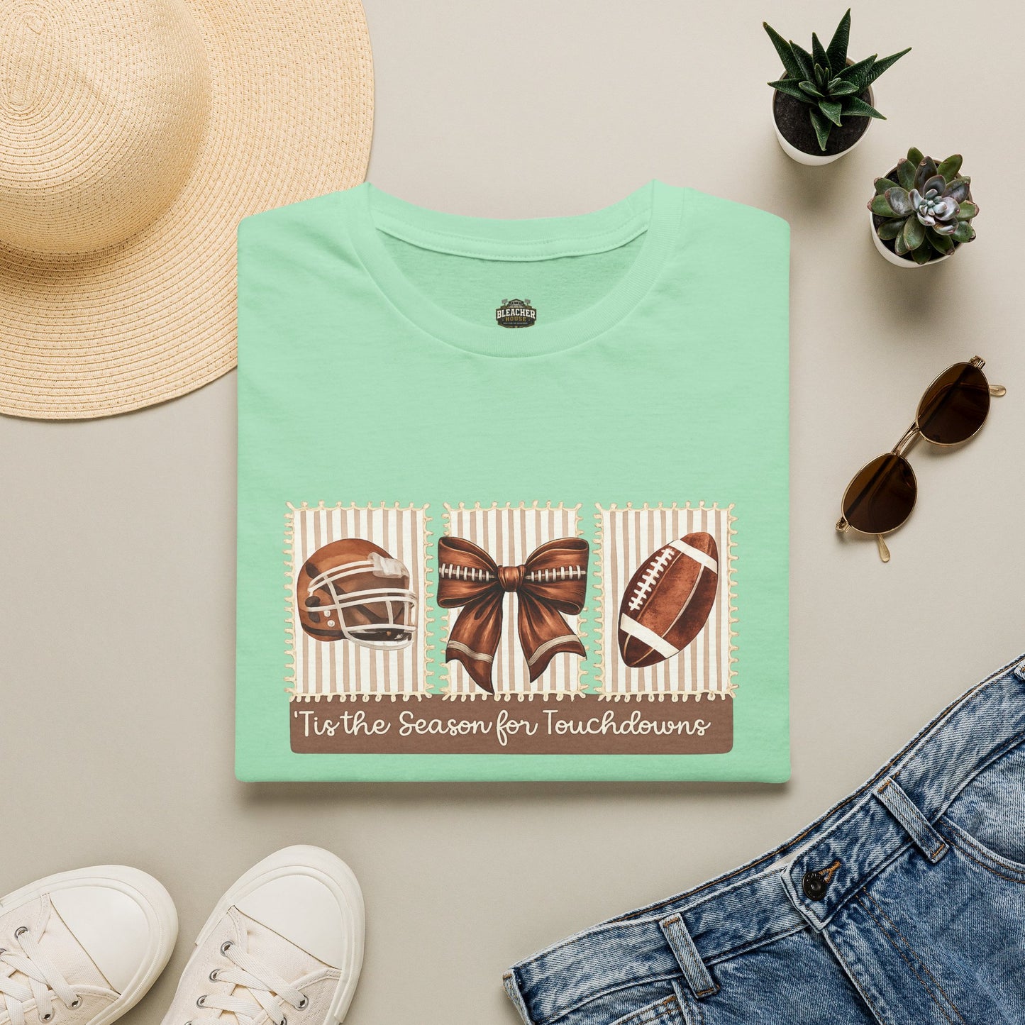Football Holiday T-Shirt — 'Tis the Season for Touchdowns