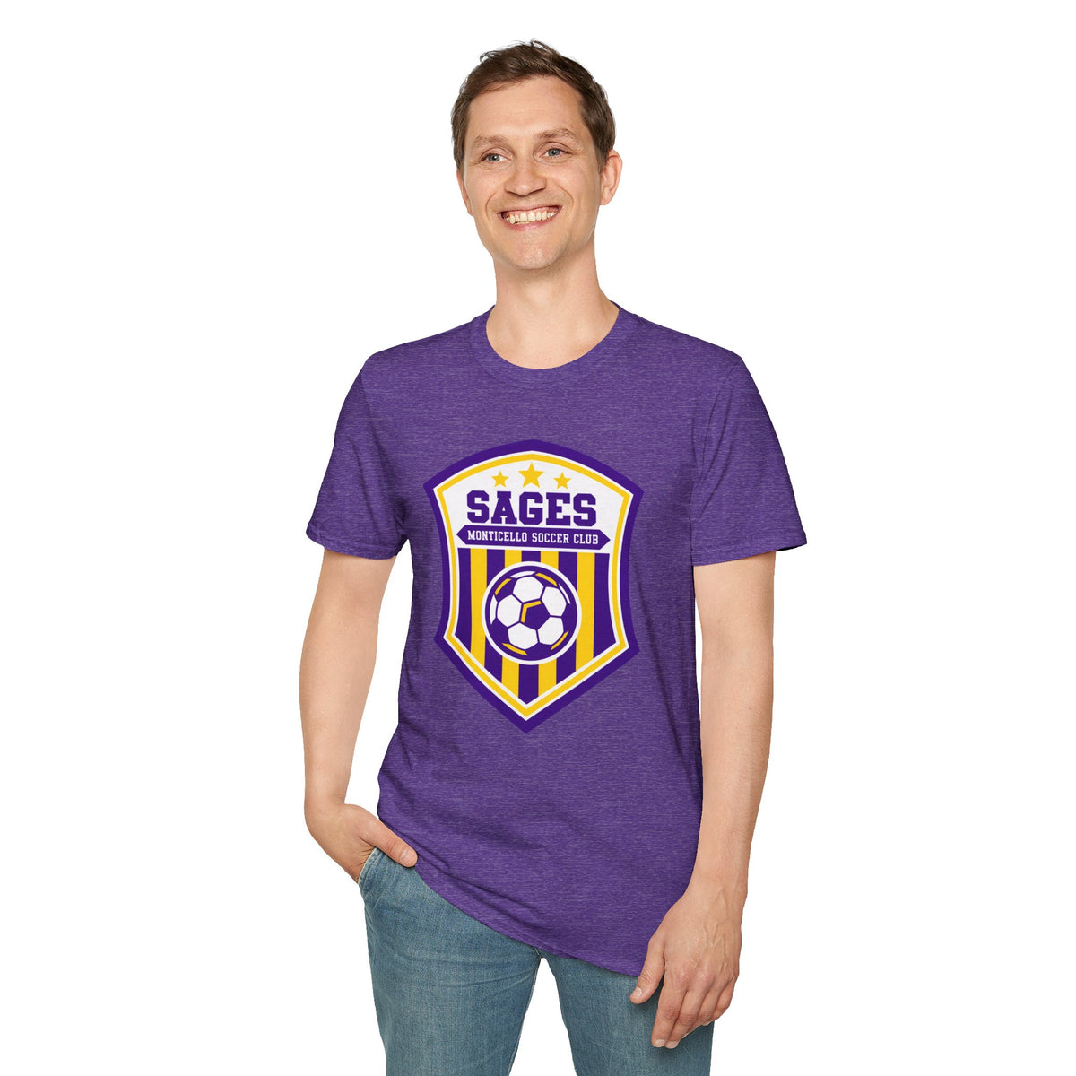 Monticello Soccer Club Crest Logo T shirt