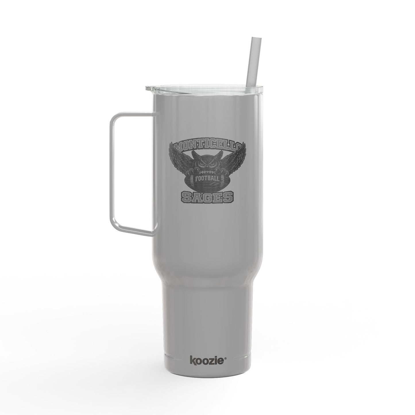 Monticello Football Insulated Tumbler with Lid, 40oz (Engraving)