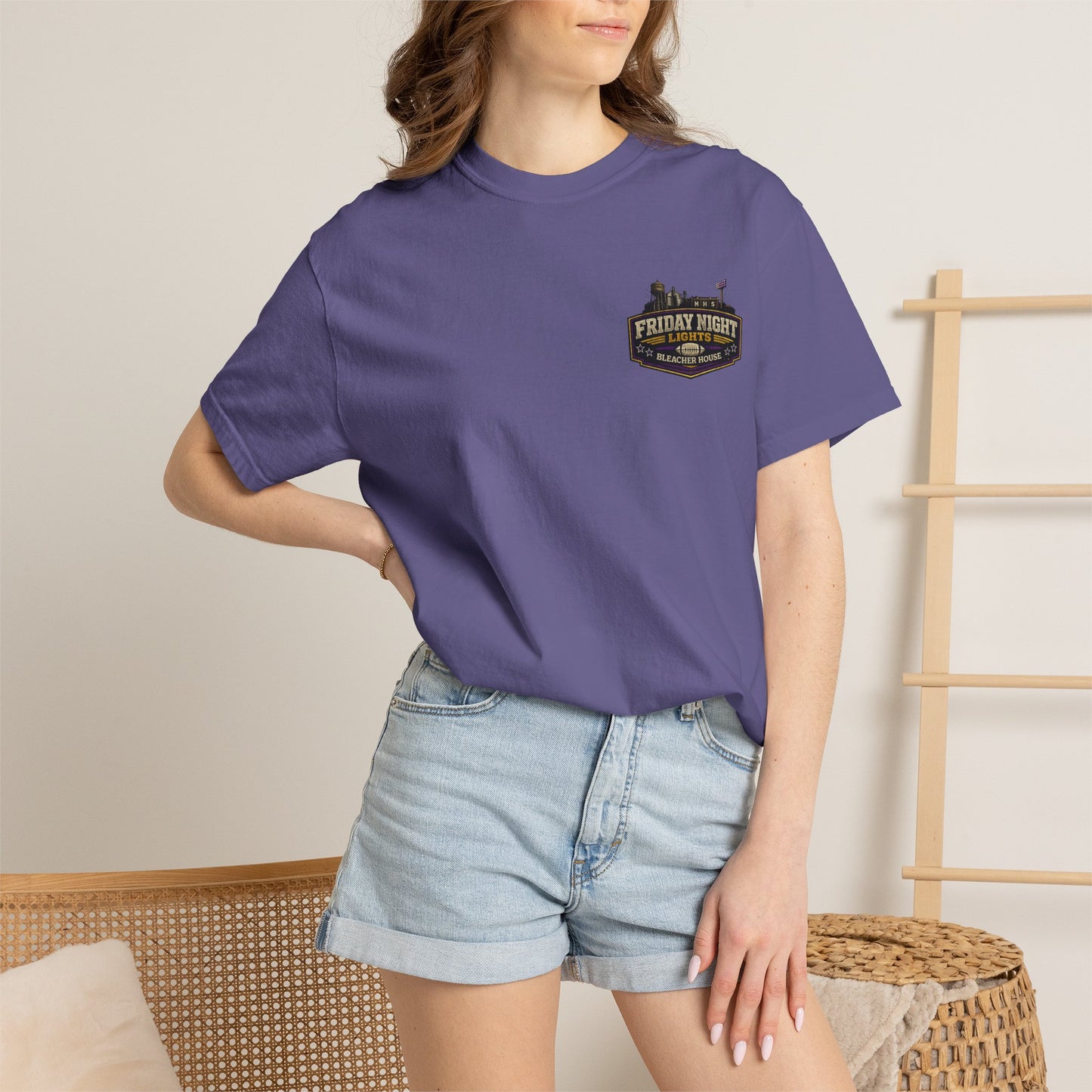 Friday Night Lights T shirt - MONTICELLO Edition - Collector's Edition (Front Patch + Back Design)