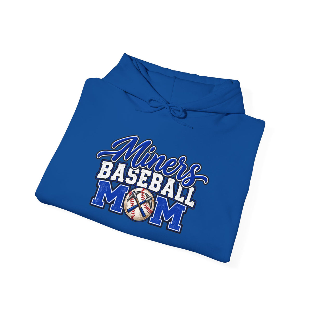 Miners Baseball Mom Hoodie – Supportive Team Spirit Pullover