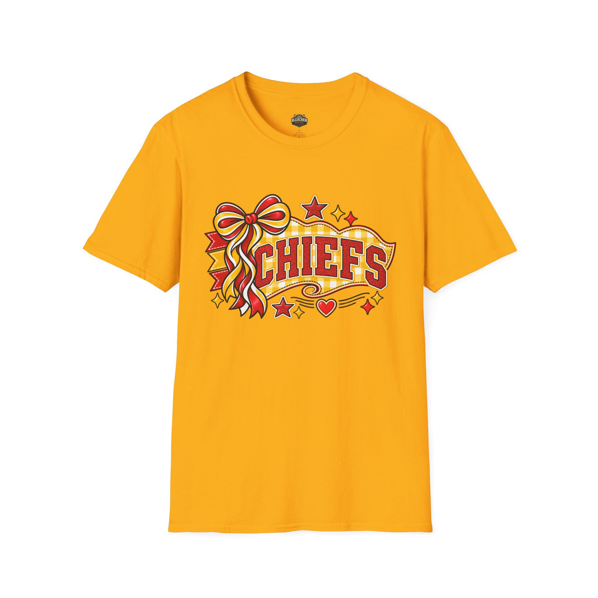 Chiefs Ribbon & Banner T-Shirt — Team Spirit Tee