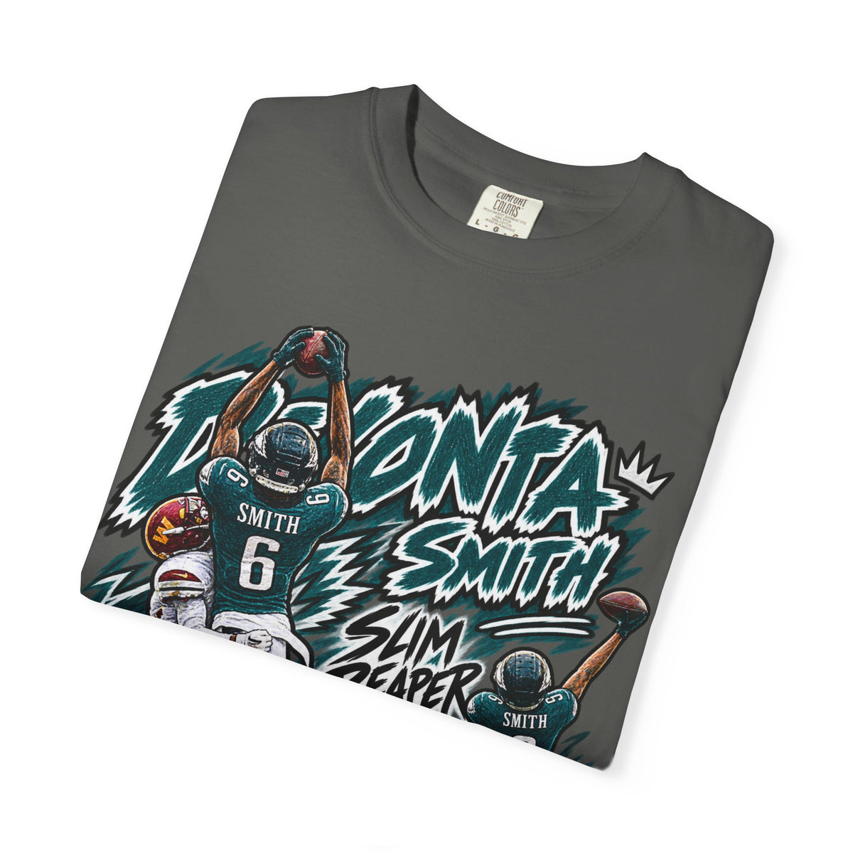 Devonta Smith, SLIM REAPER Graphic T-Shirt - Sunday Standouts Sketch Series
