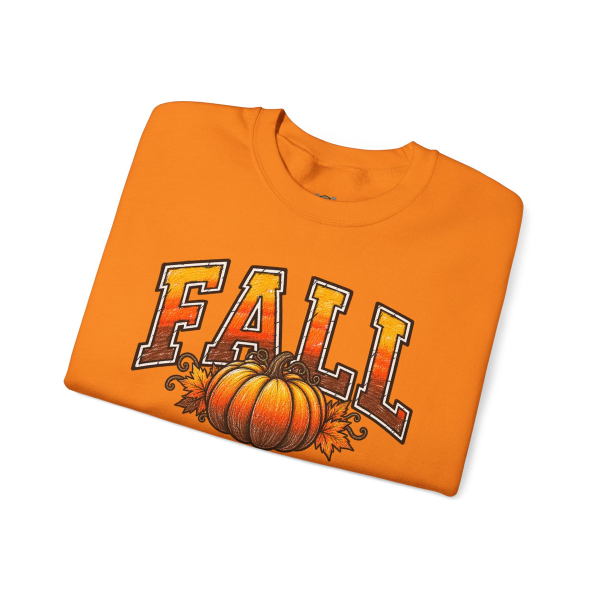 Fall Pumpkin Crewneck Sweatshirt