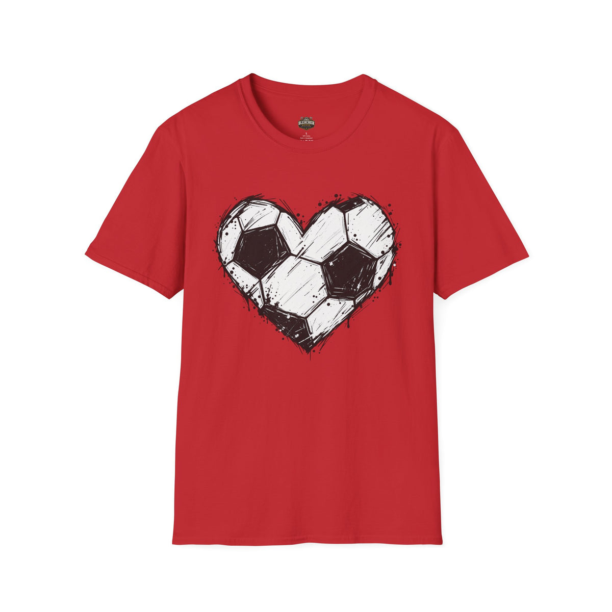 Soccer Heart T-Shirt — Grunge Love Football Tee