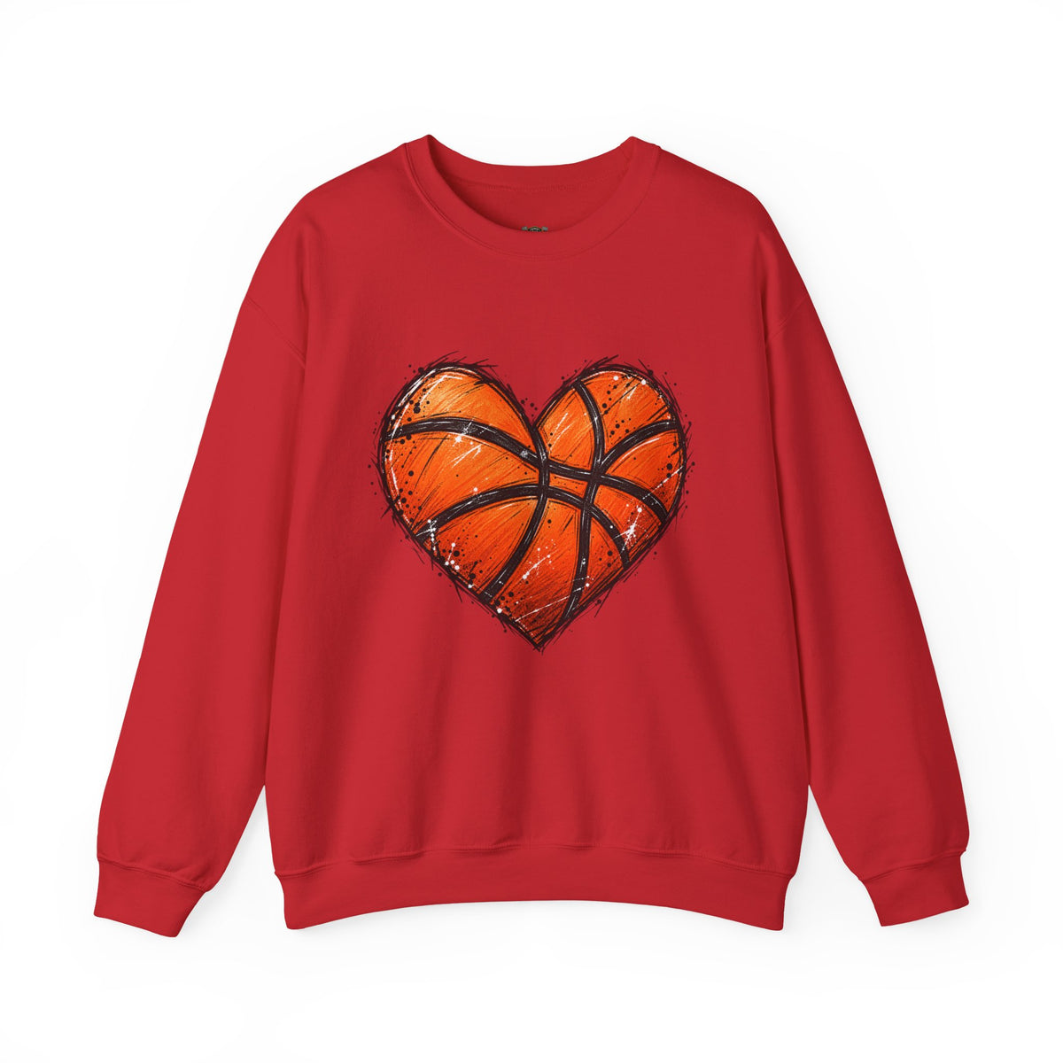 Basketball Heart Crewneck Sweatshirt