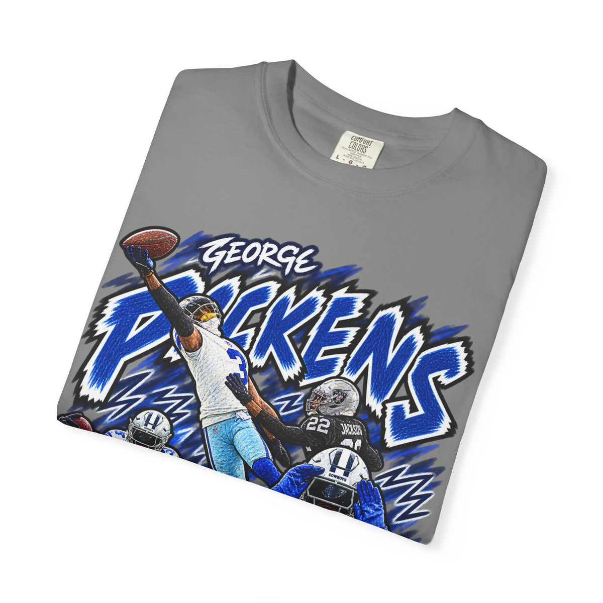 George Pickens Graphic T-Shirt - Sunday Standouts Sketch Series
