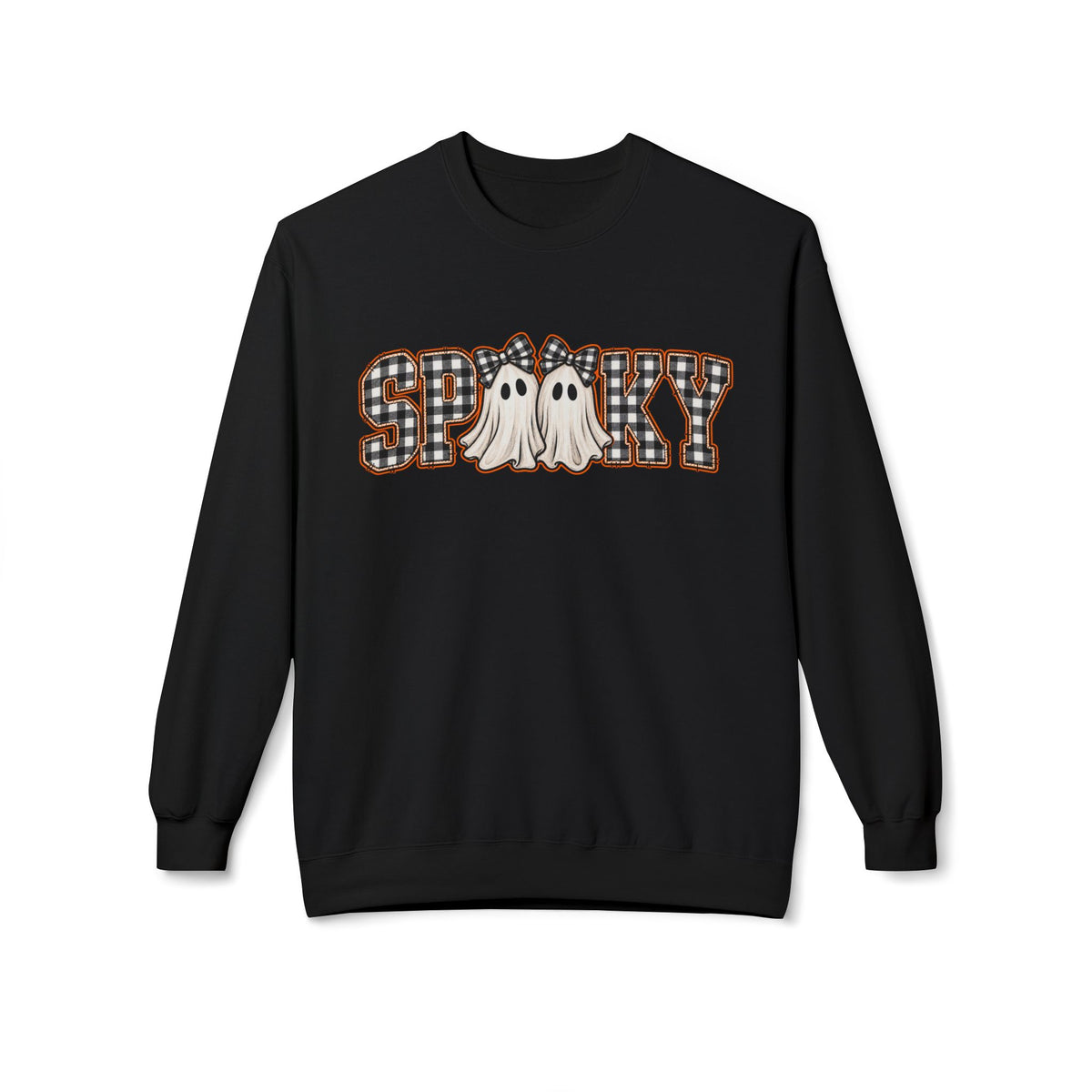 Spooky Plaid Ghosts Sweatshirt