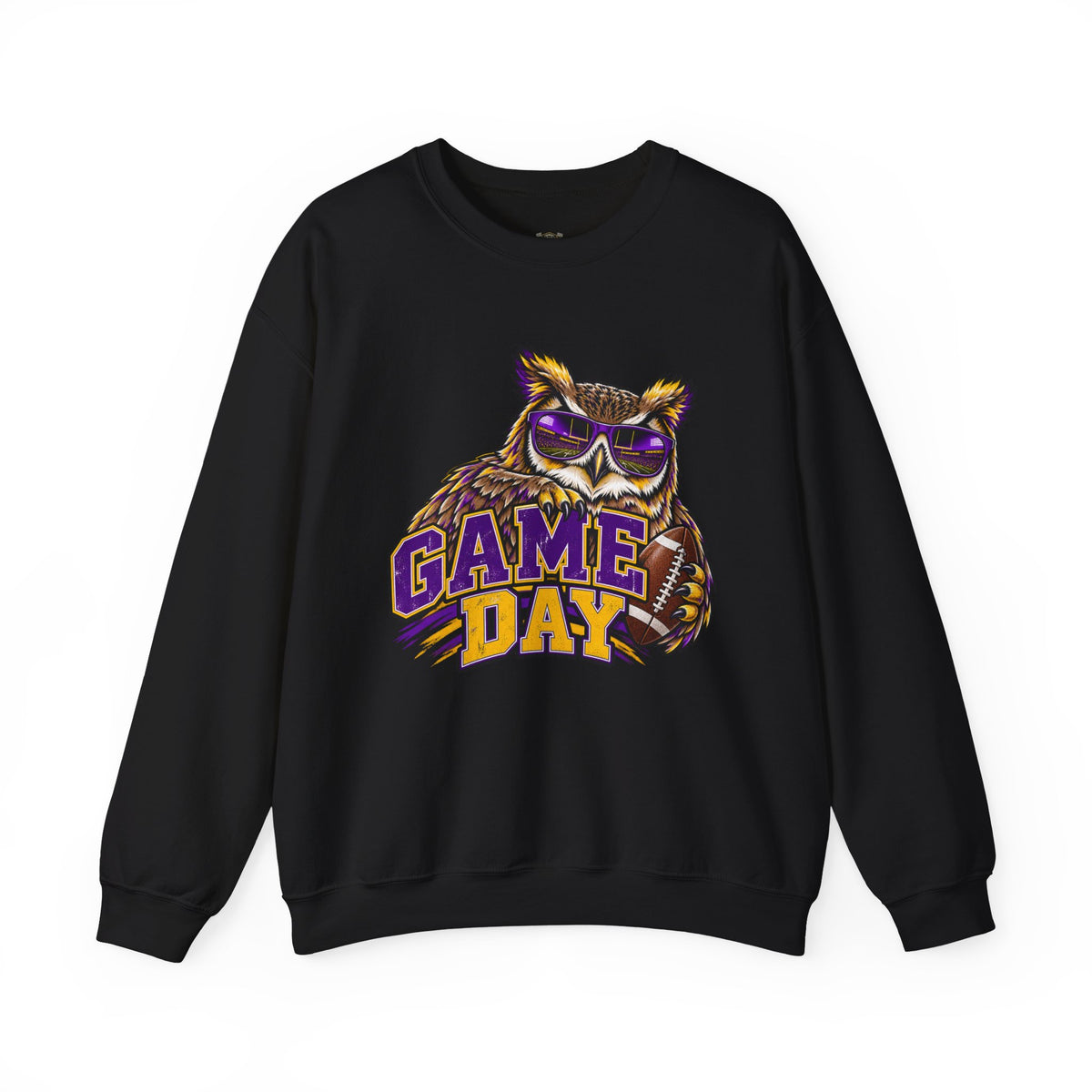 Game Day Owl Crewneck Sweatshirt — Collegiate Sports Pullover