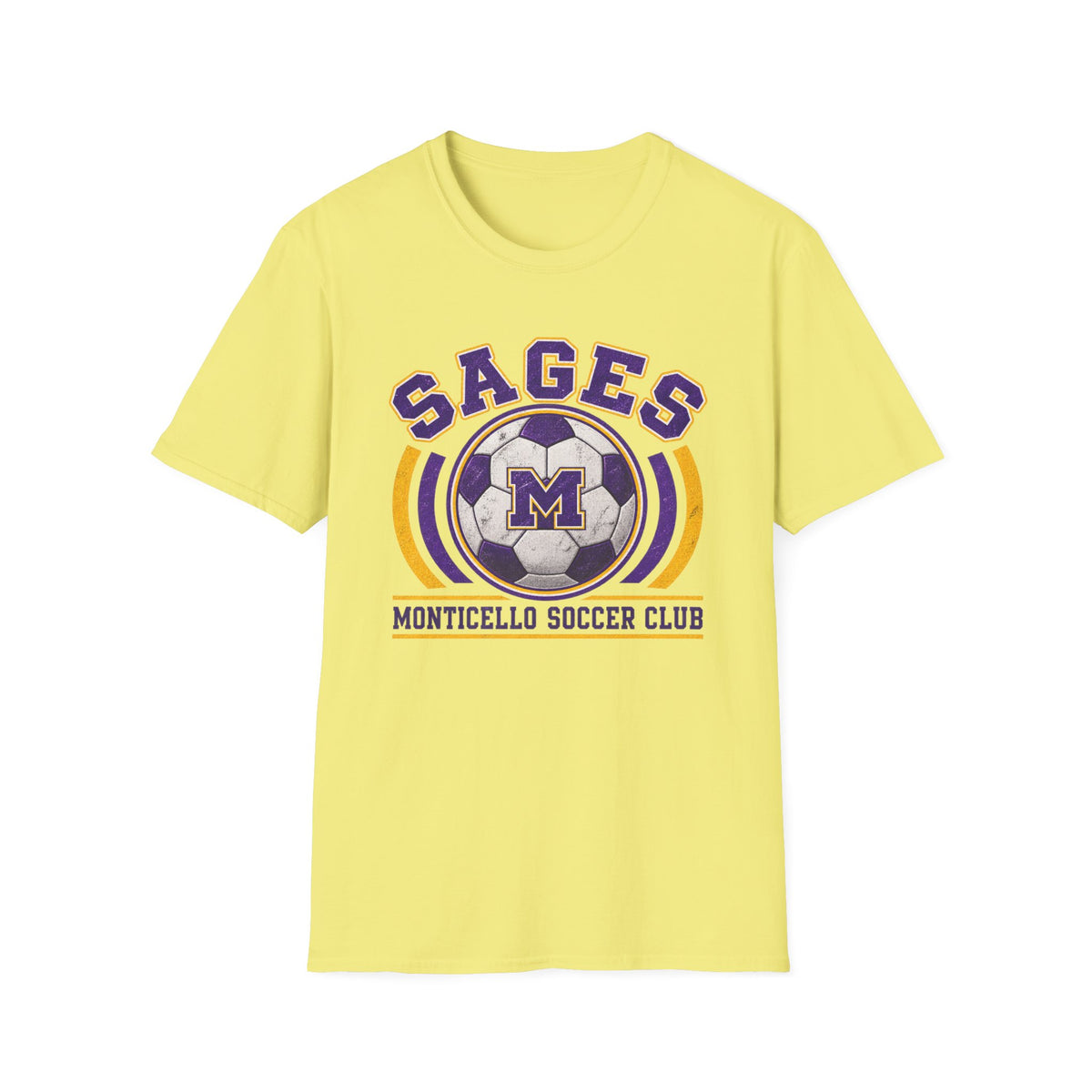 CUSTOMIZABLE Sages Soccer Club T-Shirt — YOUR NAME AND NUMBER