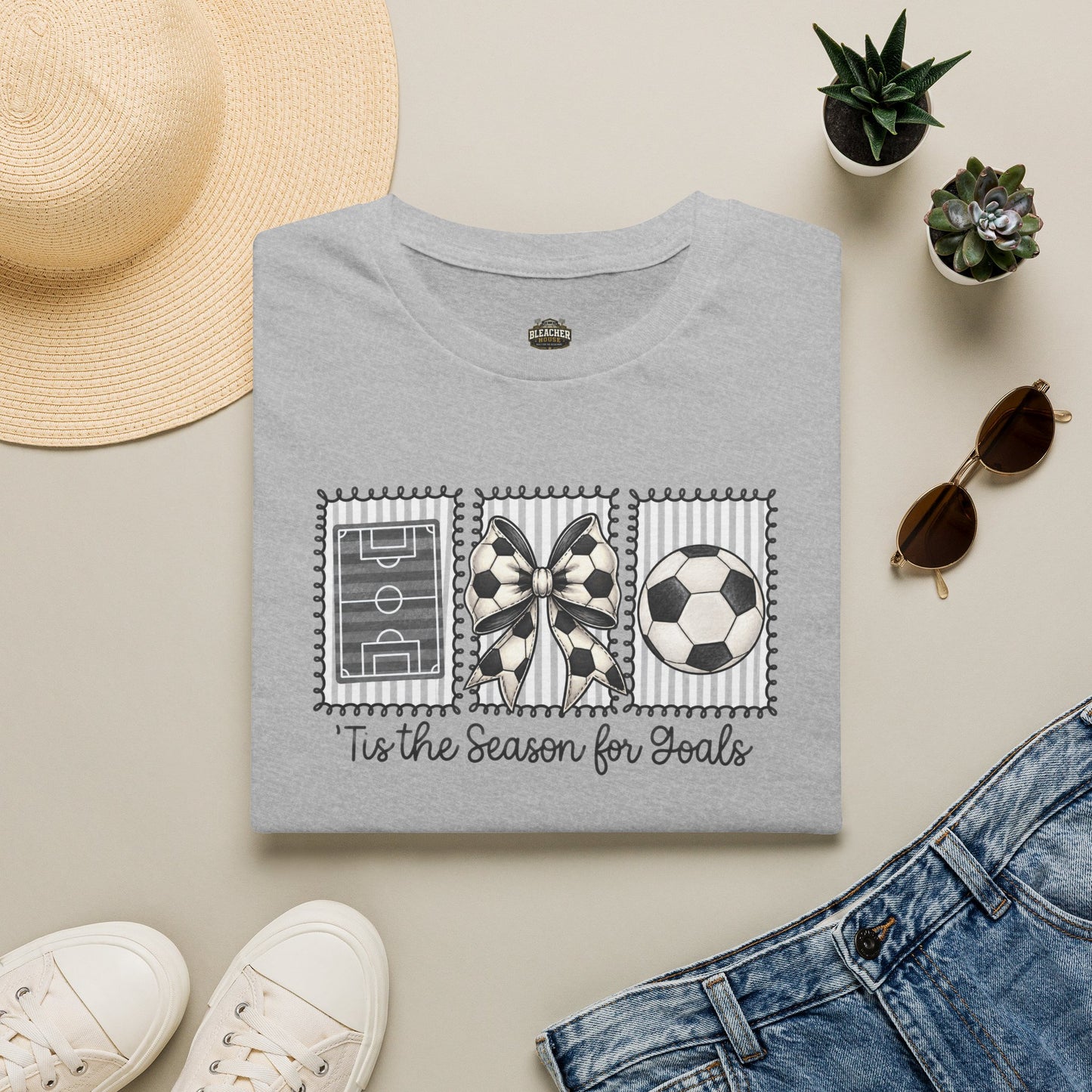 Soccer T‑Shirt — "Tis the Season for Goals"  Soccer Tee