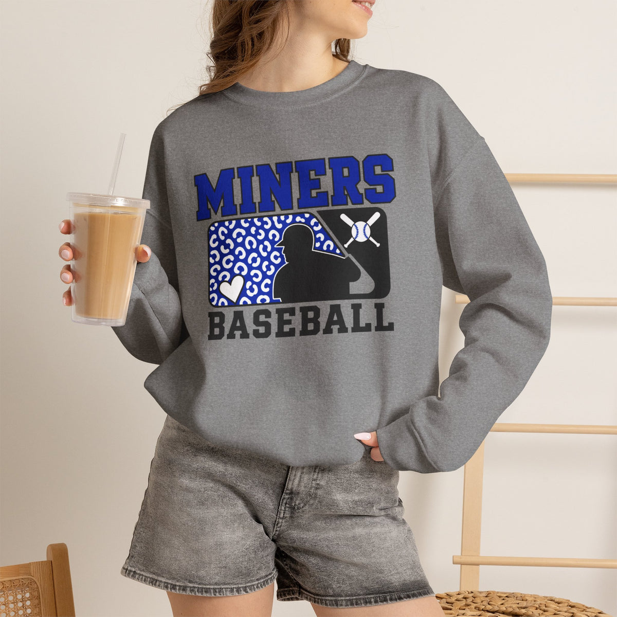 Miners Baseball Crewneck Sweatshirt – Team Spirit Pullover
