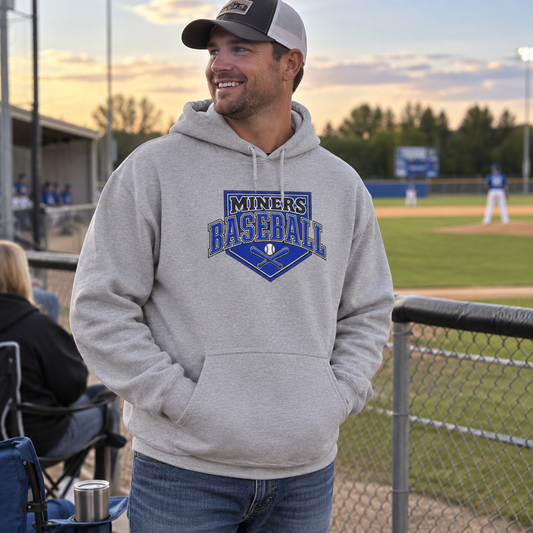 Miners Baseball Unisex Heavy Blend™ Hooded Sweatshirt