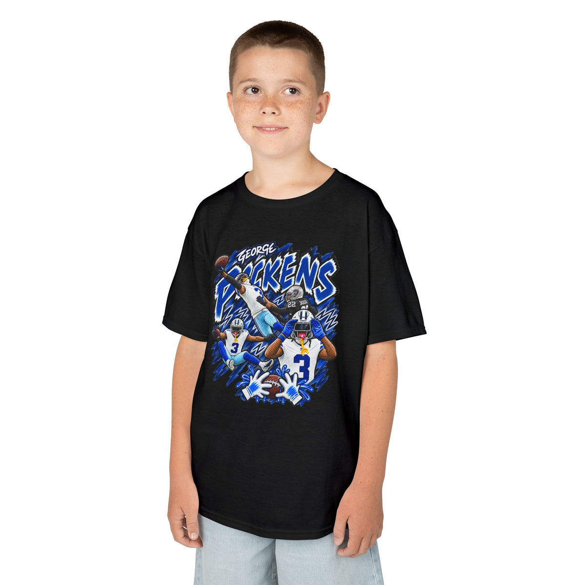 YOUTH George Pickens Graphic T-Shirt - Sunday Standouts Sketch Series