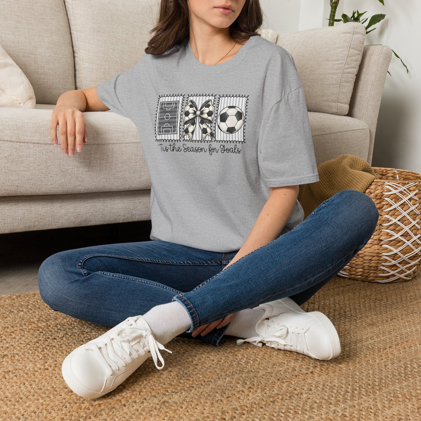 Soccer T‑Shirt — "Tis the Season for Goals"  Soccer Tee