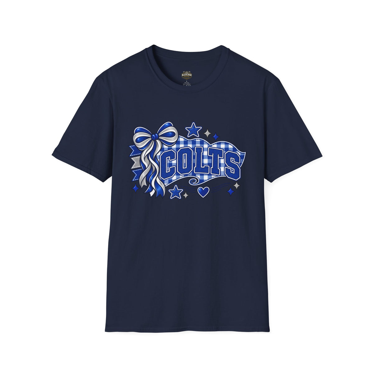 Colts Ribbon & Banner T-Shirt — Team Spirit Tee