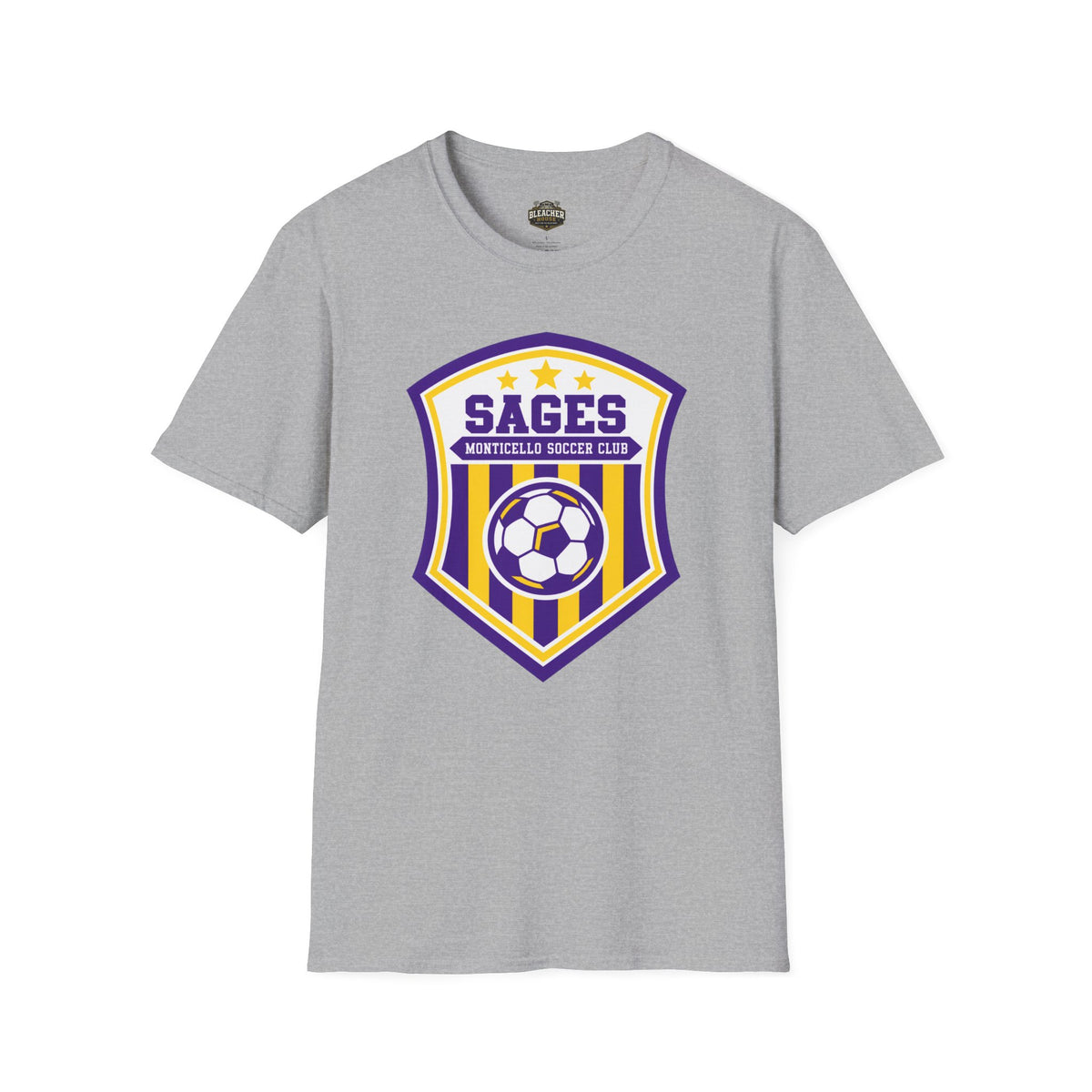 Monticello Soccer Club Crest Logo T shirt