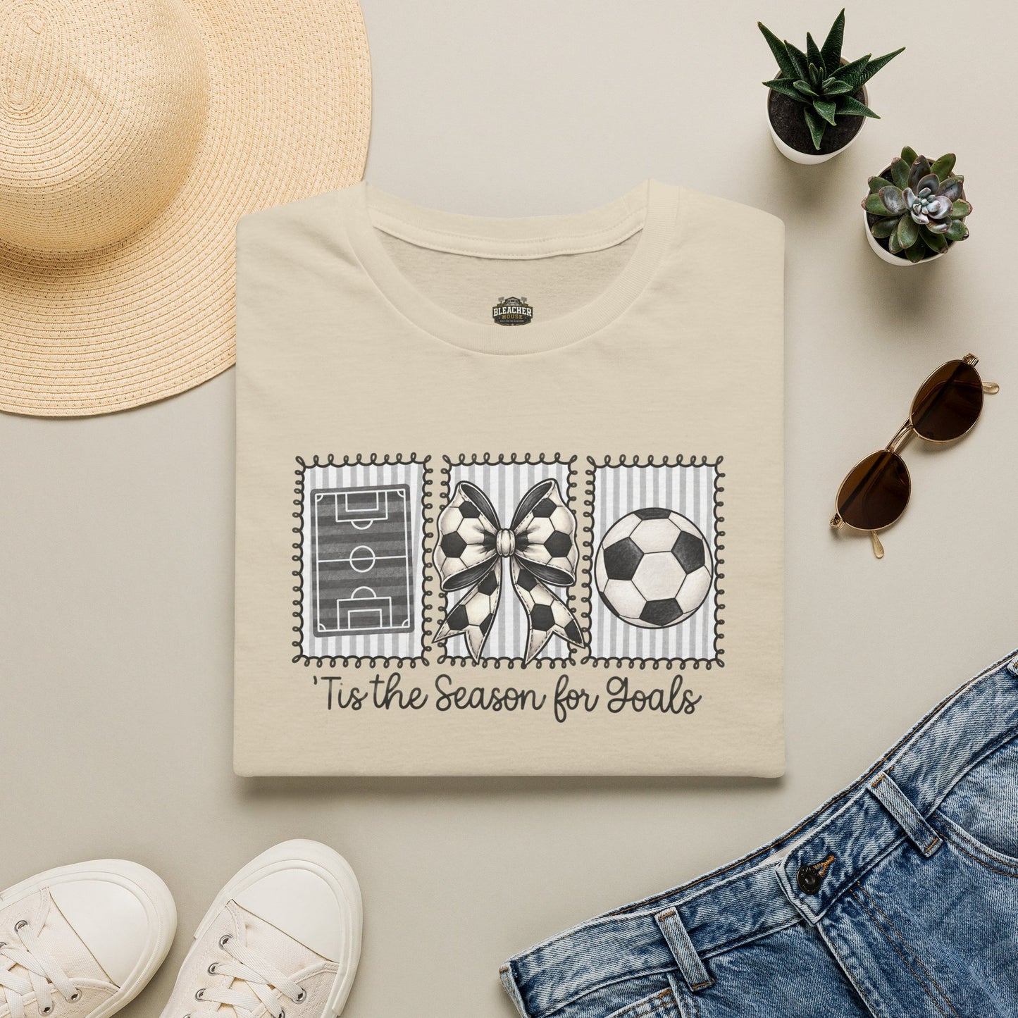 Soccer T‑Shirt — "Tis the Season for Goals"  Soccer Tee