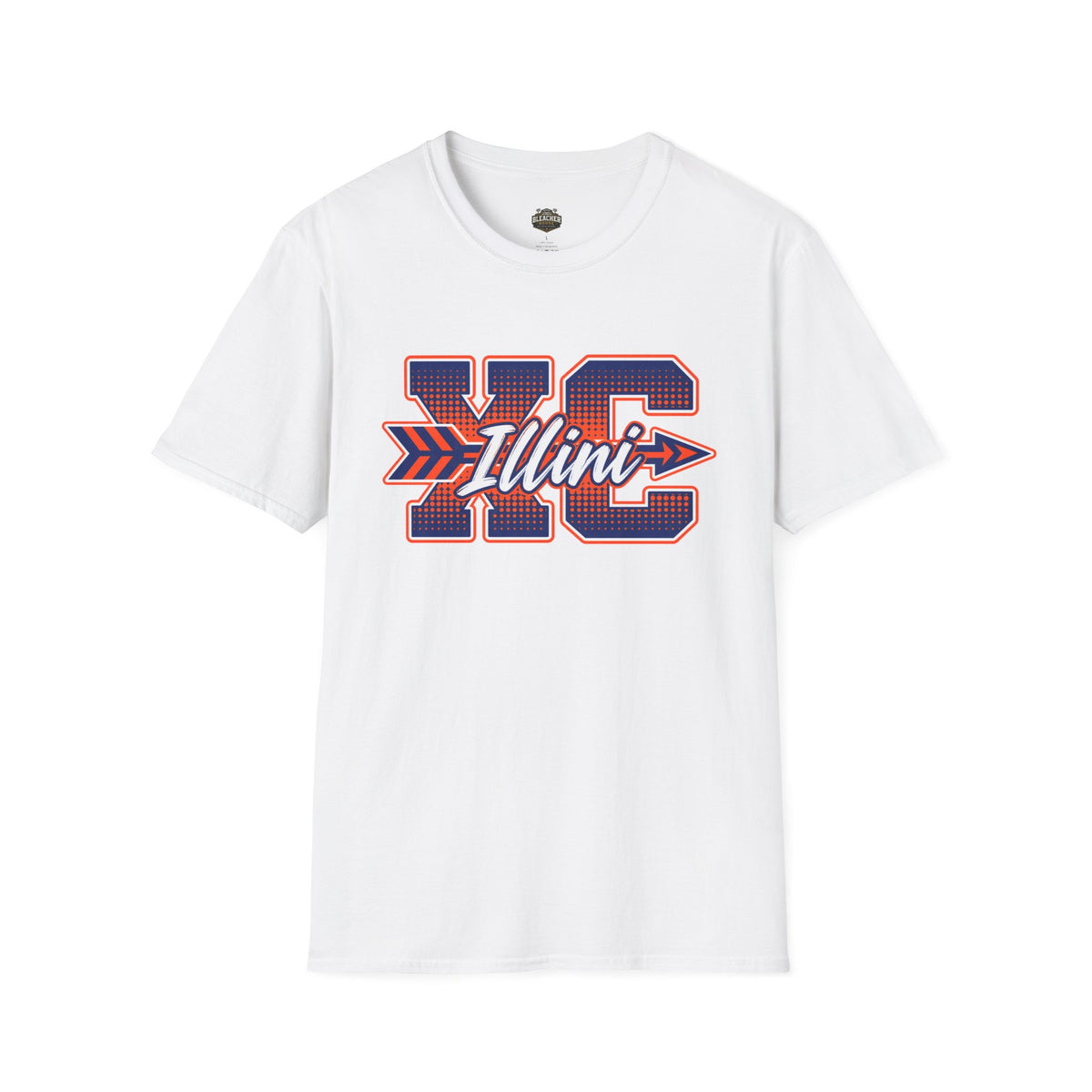 Orange and Blue XC Arrow T‑Shirt — Kansas City Illinois Pride Tee