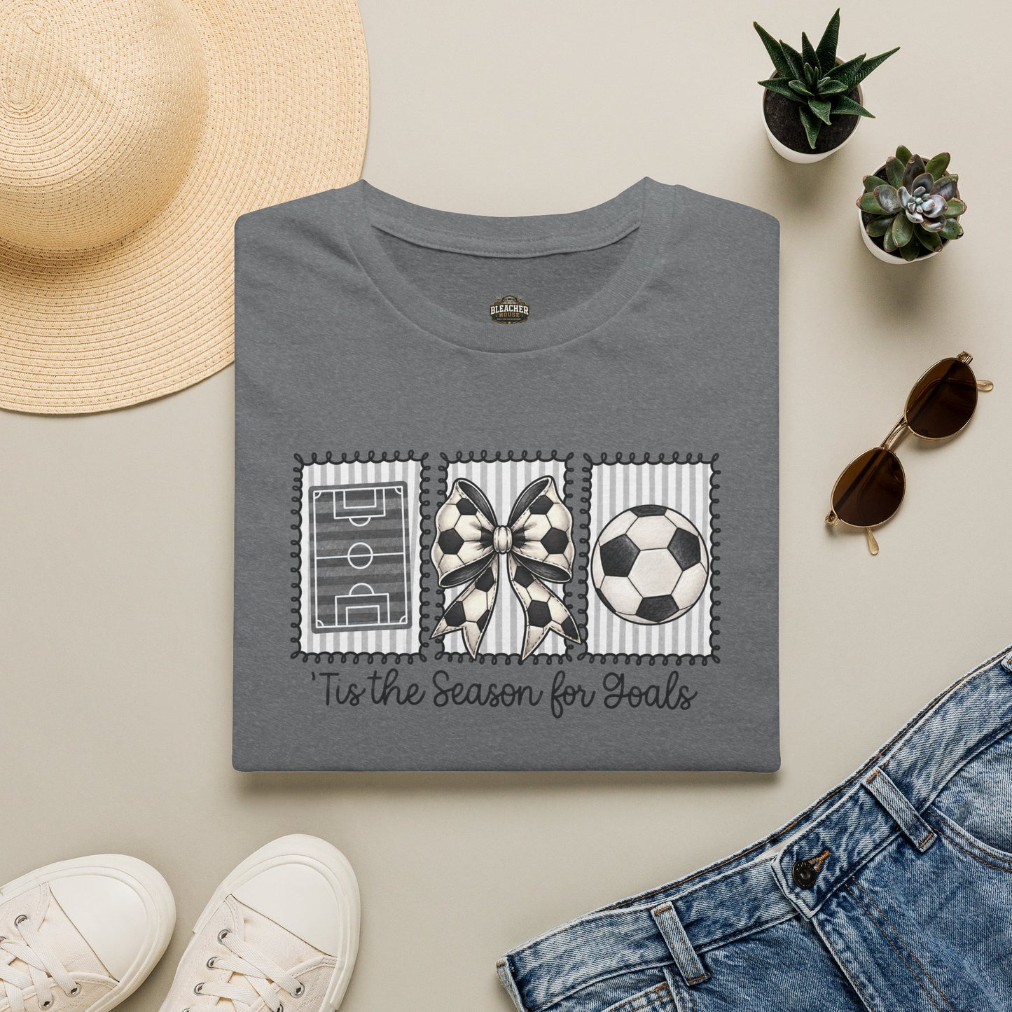 Soccer T‑Shirt — "Tis the Season for Goals"  Soccer Tee