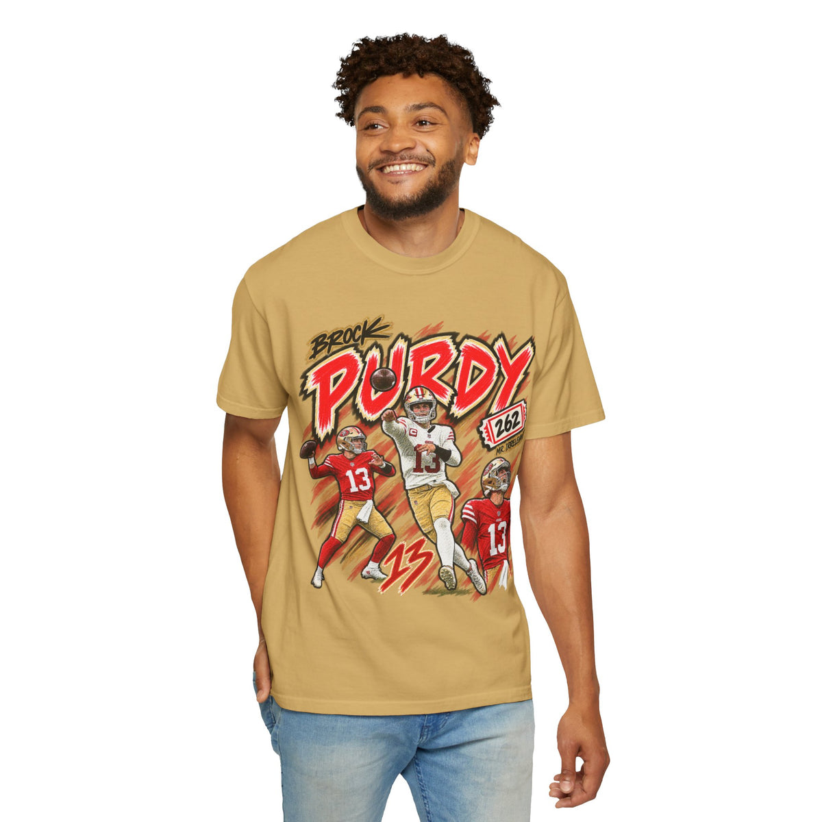 Brock Purdy, MR. IRRELEVANT Graphic T-Shirt - Sunday Standouts Sketch Series