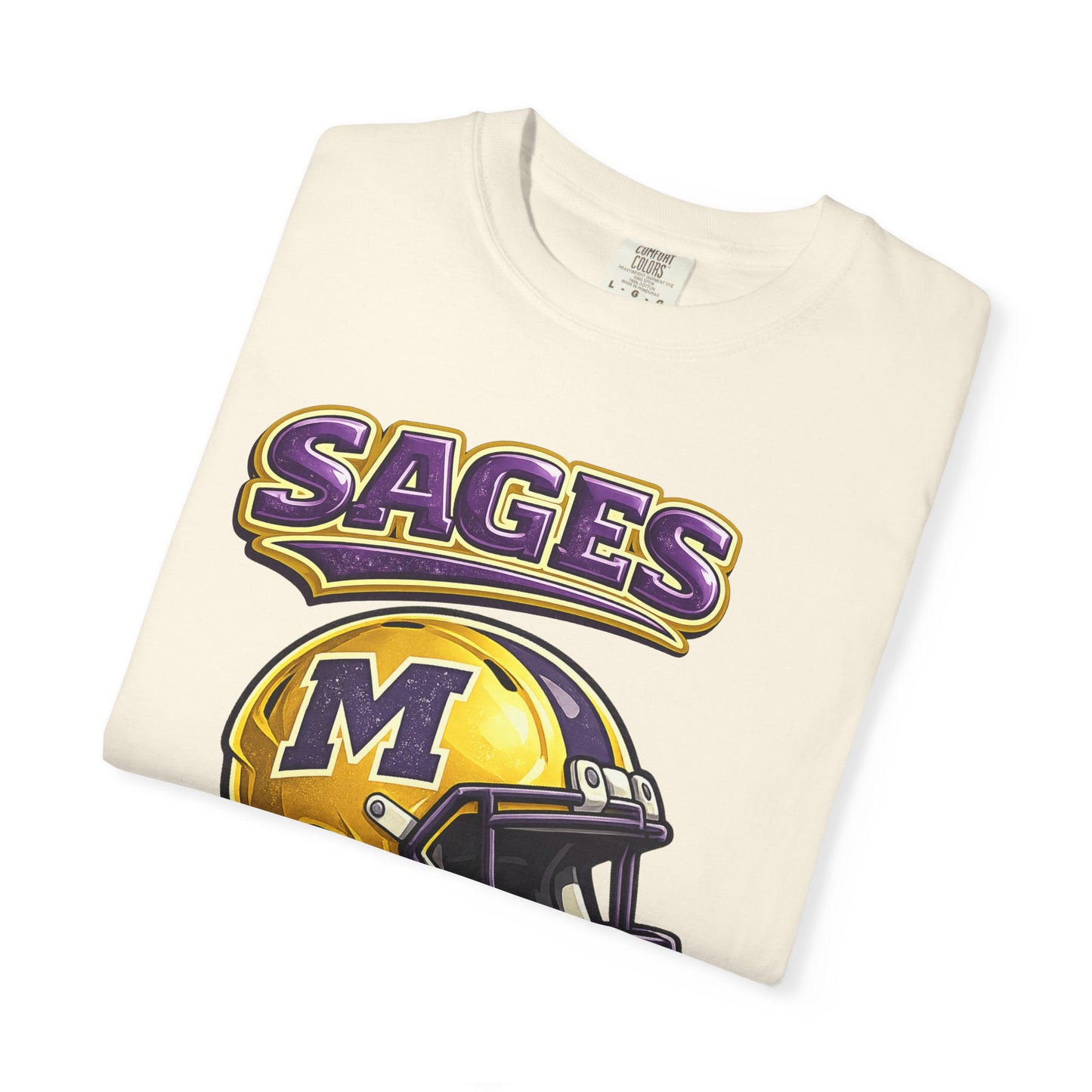 Sages Football Shiny Helmet T-Shirt