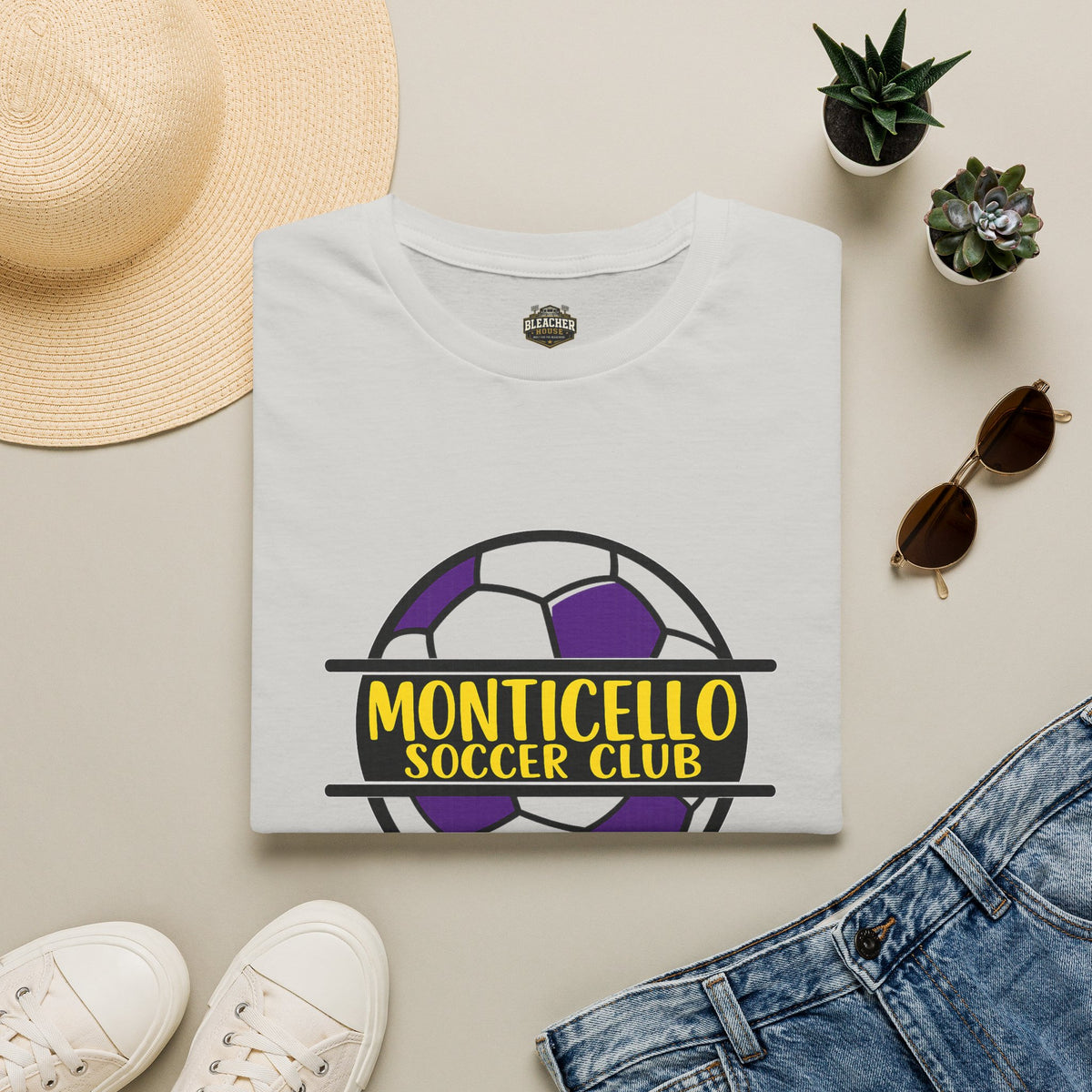 Monticello Soccer Club T-Shirt — Adult Team Support Tee