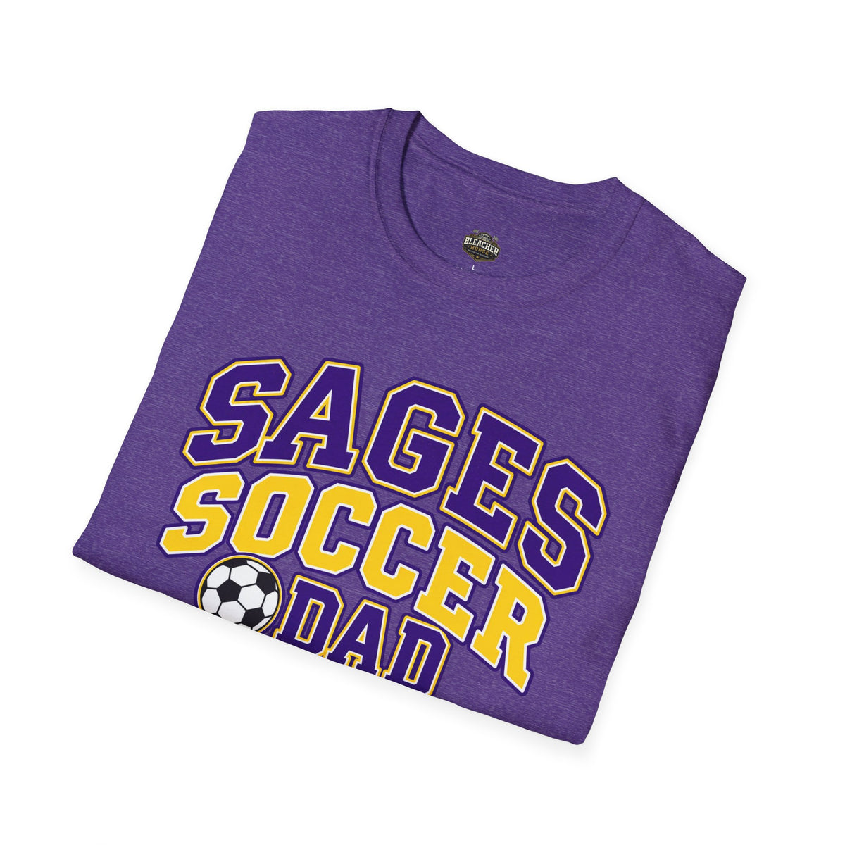 Sages Soccer Dad T‑Shirt — School Team Supportive Fan Tee