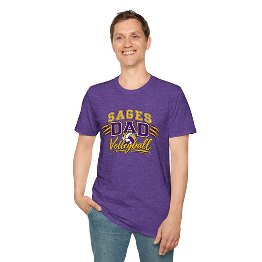 Sages Dad Volleyball T‑Shirt — Proud Volleyball Dad Shirt