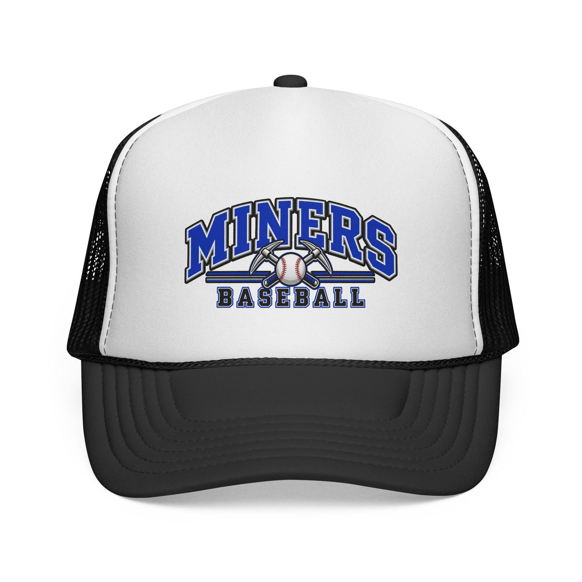 Miners Baseball Trucker Hat – Vintage Team Logo Mesh Cap
