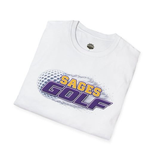 Sages Golf T-Shirt — Retro Golf Ball Team Tee