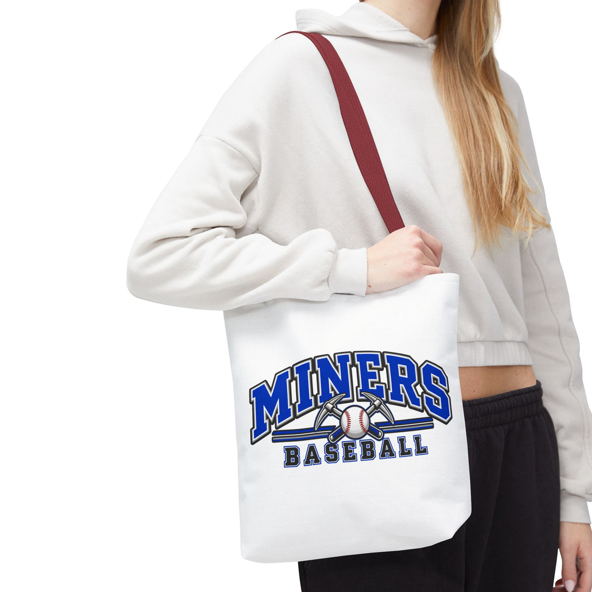Miners Baseball Tote Bag — Team Logo Sports Carryall