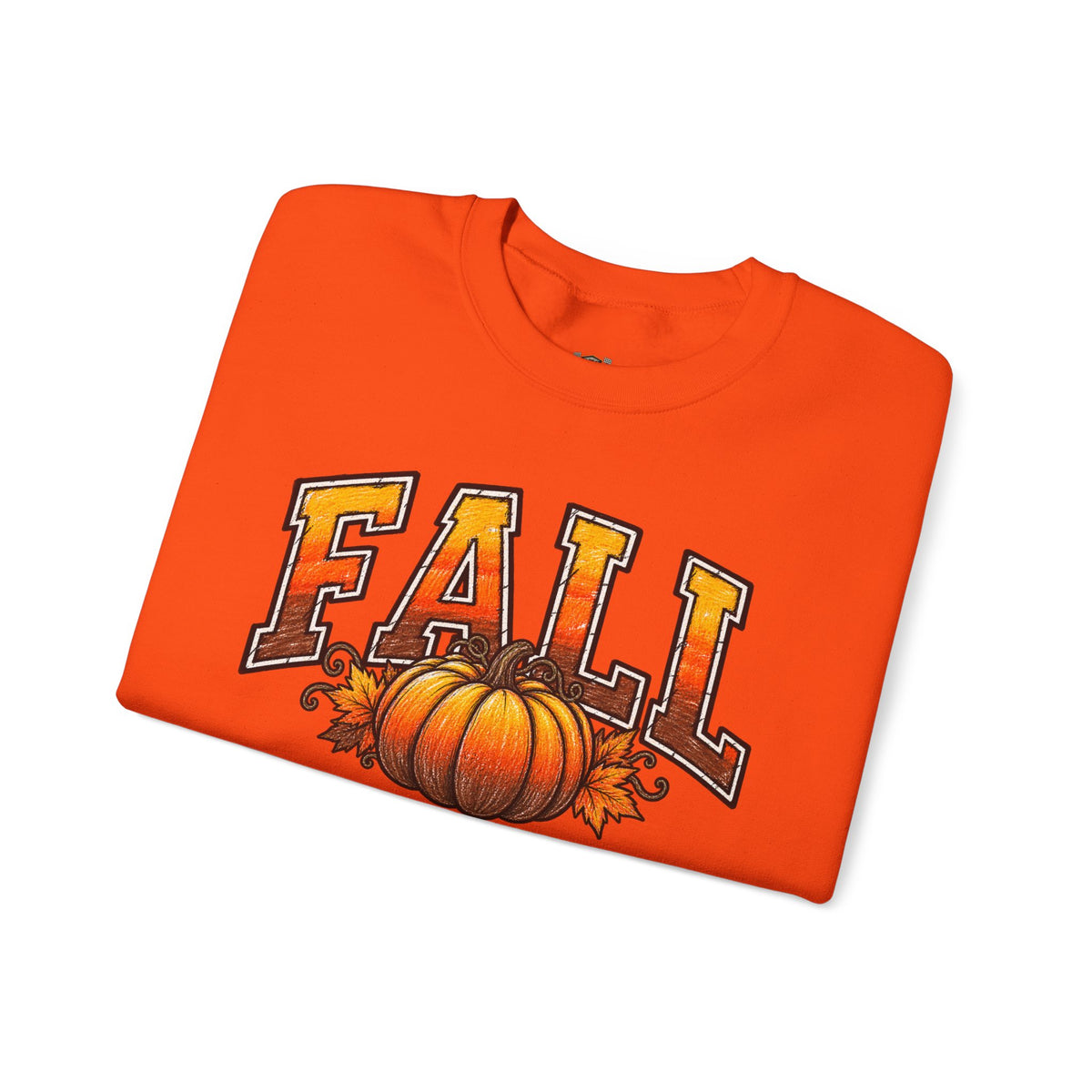 Fall Pumpkin Crewneck Sweatshirt