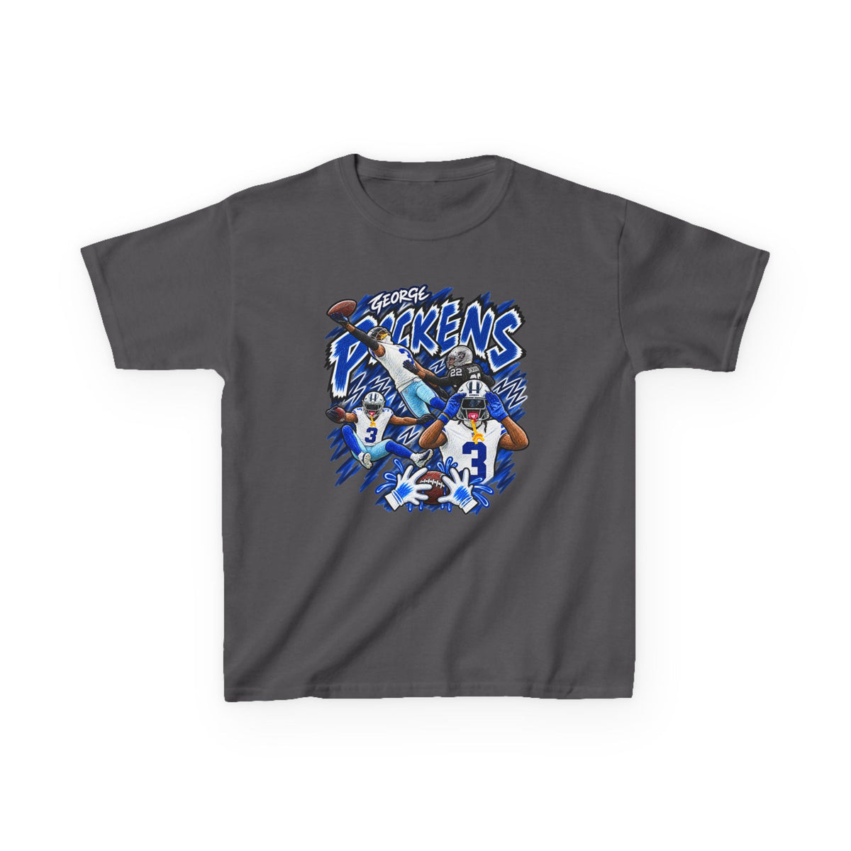 YOUTH George Pickens Graphic T-Shirt - Sunday Standouts Sketch Series