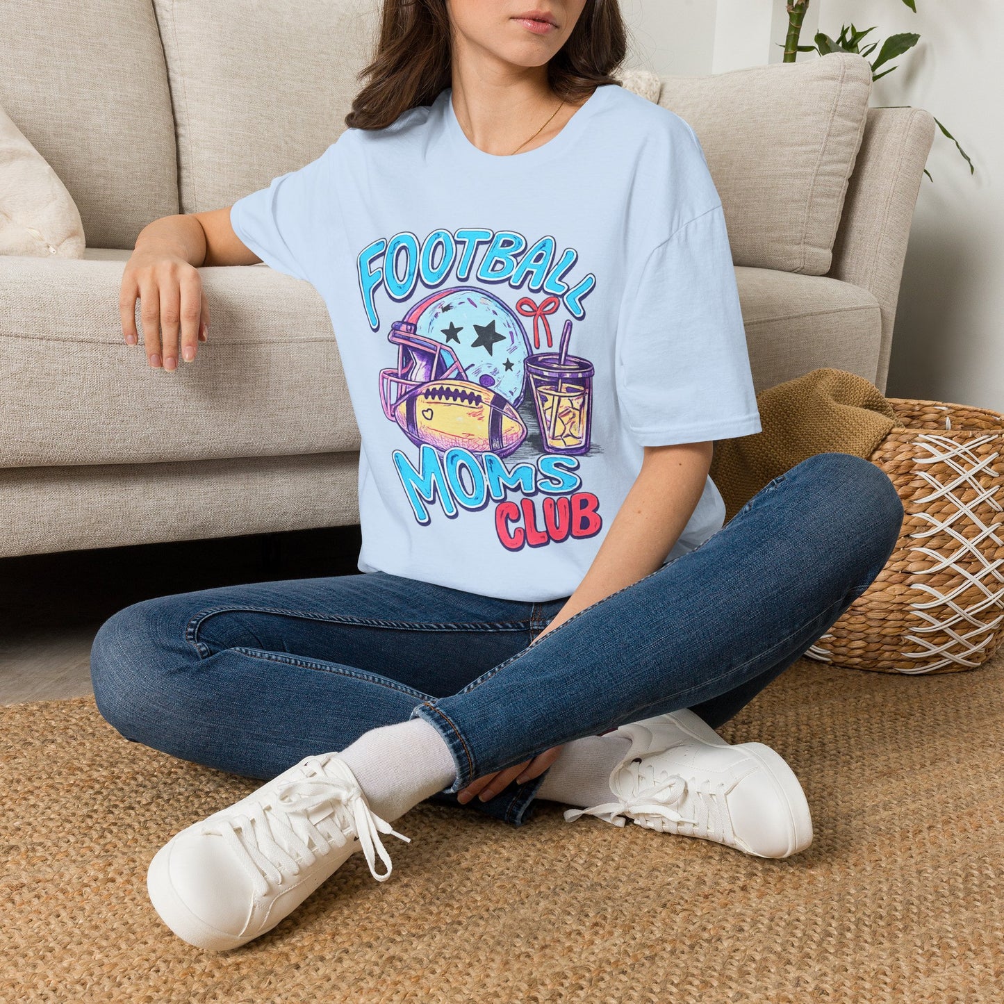 Football Moms Club T Shirt