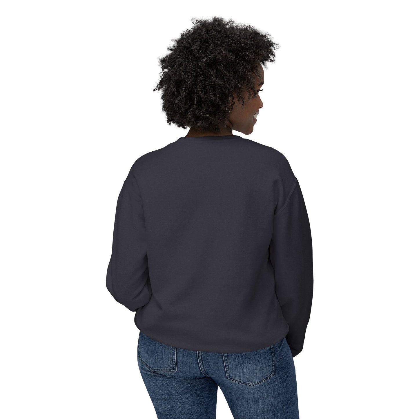 Sages Crewneck Sweatshirt — Yellow Polka Dot Bow Graphic